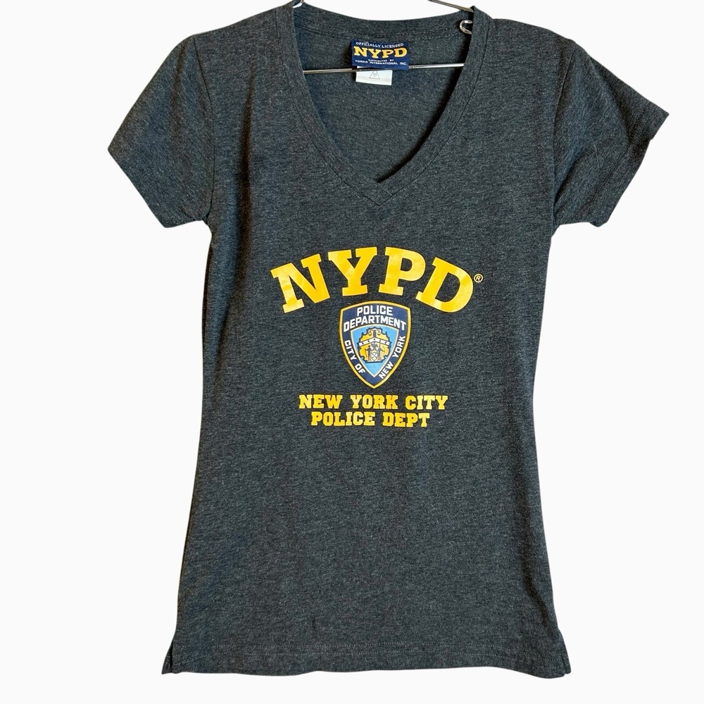 Vintage Y2K NYPD New York City Police Baby Doll Women's Top Size Medium